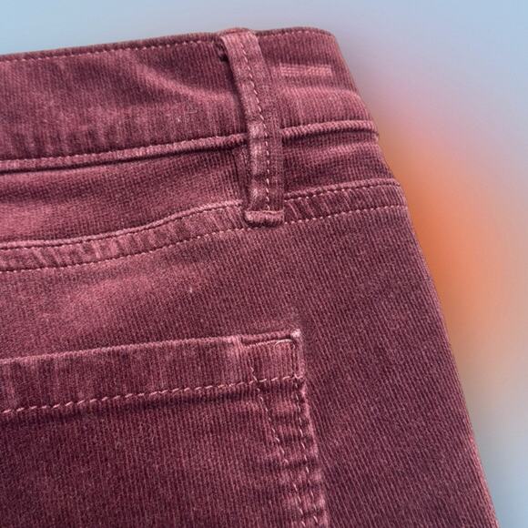 LOFT Women’s 8 Burgundy Purple MODERN SKINNY Corduroy Jeans - Picture 5 of 5
